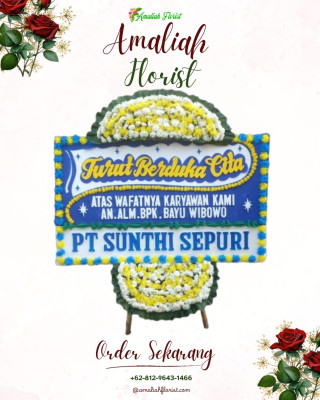 Papan Bunga Duka di Giripurwo