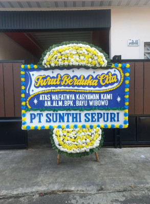 Papan Bunga Duka di Giripurwo